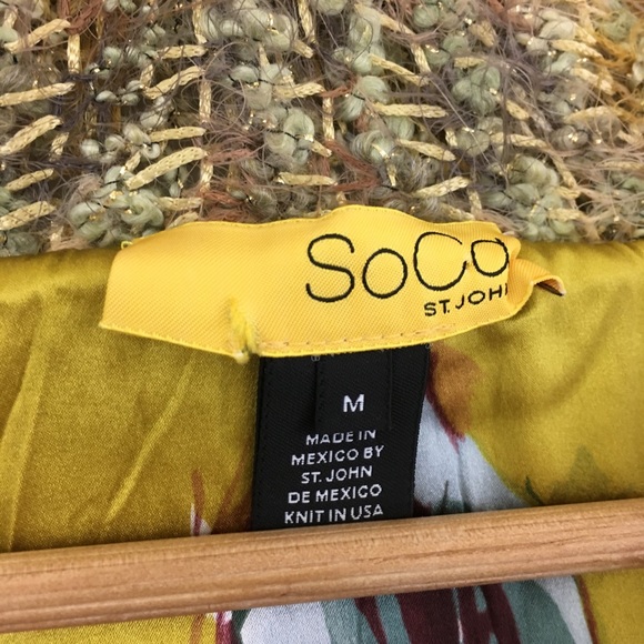 🌸SOLD🌸SoCa St. John Crop Shrug Cardigan - Picture 4 of 7